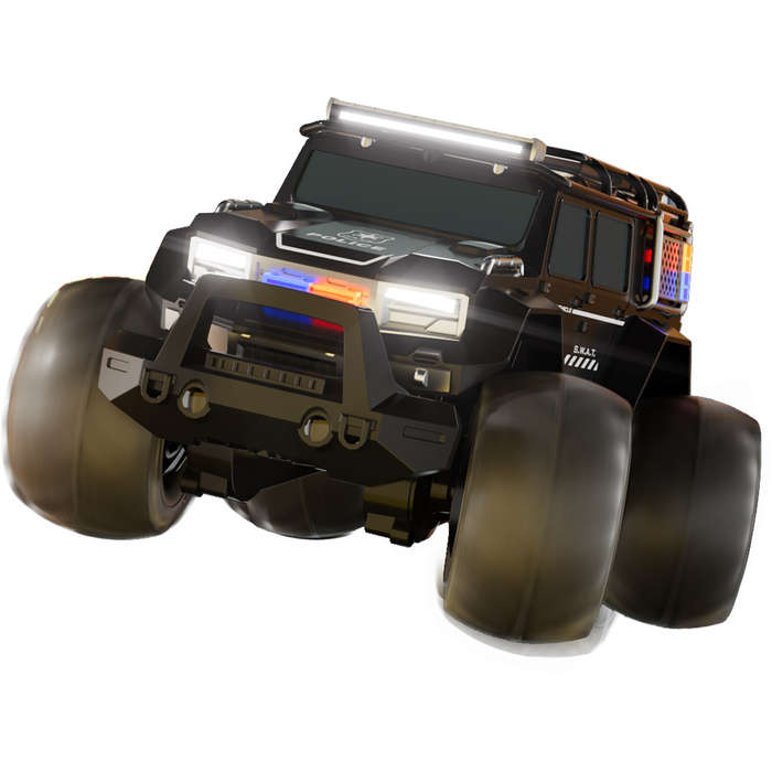 TCS33 Amphibious Police Off-Road Vehicle - TCS33 1/14 2.4G 4WD 4CH Waterproof RC Car Amphibious Poli