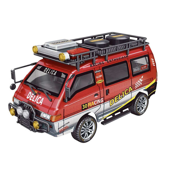 Green - SG Pinecone Forest JXC5813A 1/24 2.4G 3CH 2WD RTR DELICA RC Car Full Proportional Control Ve