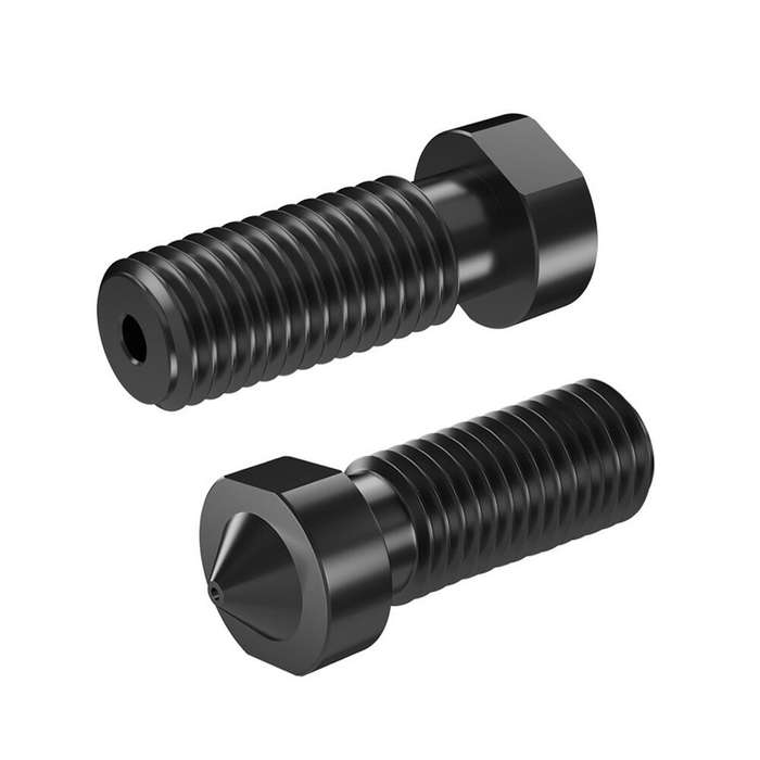 0.4mm/1.75mm - IDEAFORMER 0.4/1.75mm M6 Thread Hardened Steel Volcanic Nozzle for 3D Printer Part