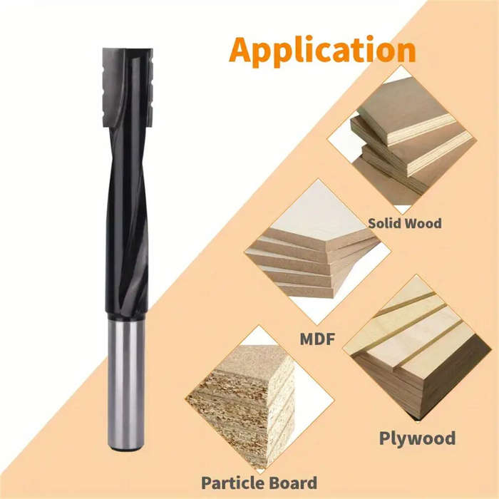 12mm shank - 12mm Shank Solid Carbide Spiral Router Bit Mortising Bit 16mm Cutting Diameter for Wood