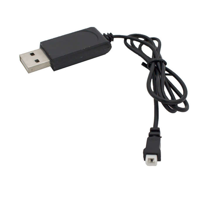 White Plug - 1S 3.7V USB Charging Cable Charger Micro-USB PH1.25 JST SM Plug for RC Drone Quadcopter