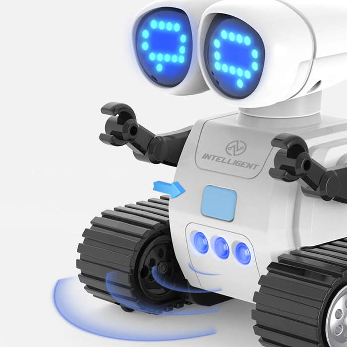2.4GHz Mini Remote Control Programming Robot Multifunctional LED Lights Control Omnidirectional Marc