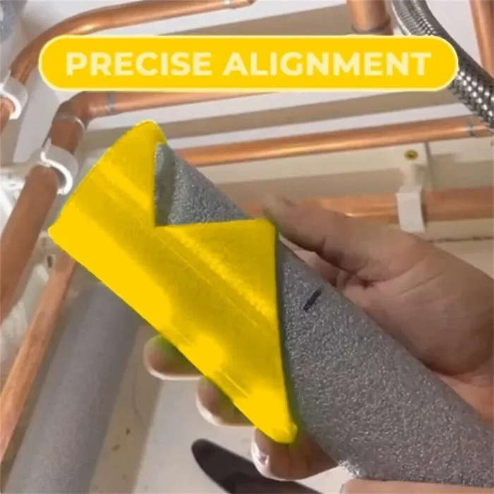 Green - Foam Pipe Cutter Tool Set ABS Material 3 Sizes 4cm 5cm 5.5cm Precision Cutting Green Yellow