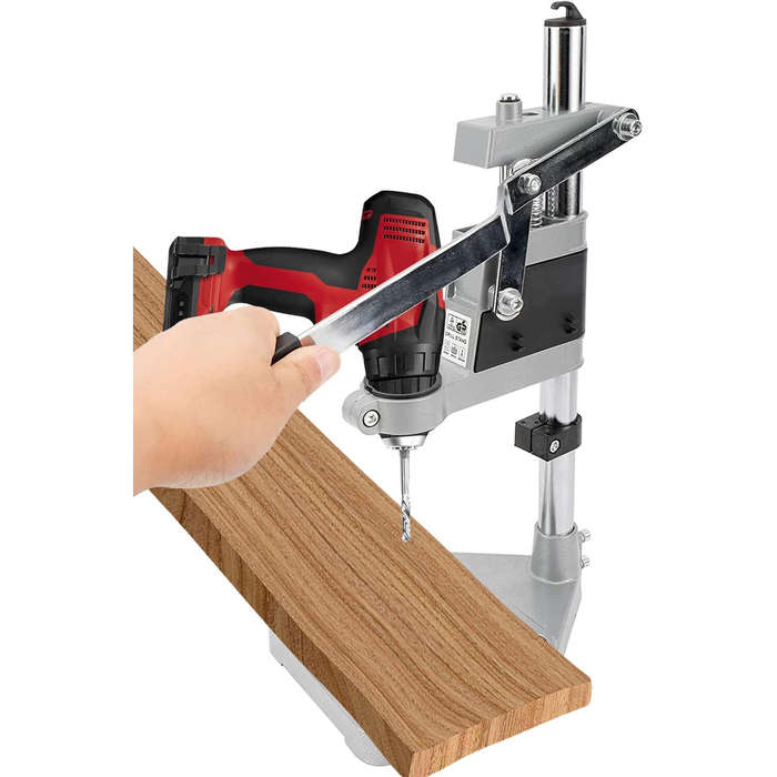 #A - Multifunctional Electric Drill Stand Adjustable Height Clamp Base Frame Precision Drill Holder