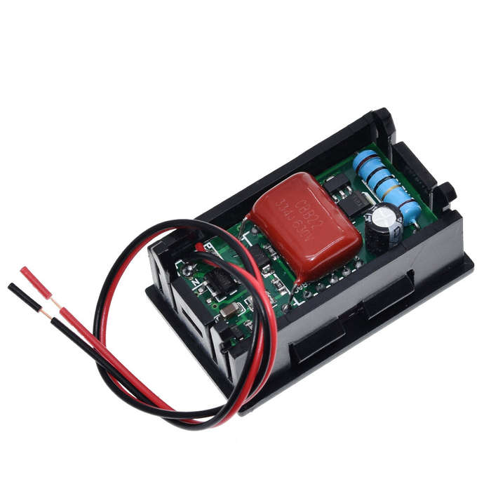 Red - AC 70-500V 0.56inch Two-wire Digital Voltmeter LED Digital Display 2 Wires Red Green Blue Disp