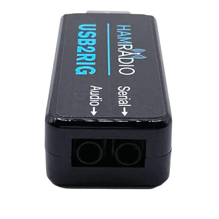 Black - USB2RIG Radio USB Sound Card Connector for KENWOODs/YAESU/ICOM Business Radio Support TTL/23