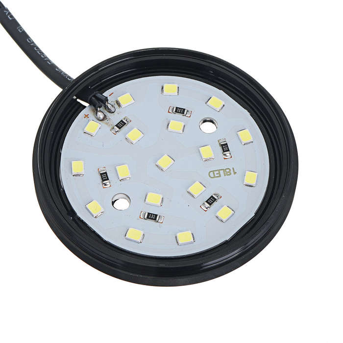 7 - 12V LED Cabin Ceiling Lamp Down Light Caravan/Camper/Trailer/Car Cool White