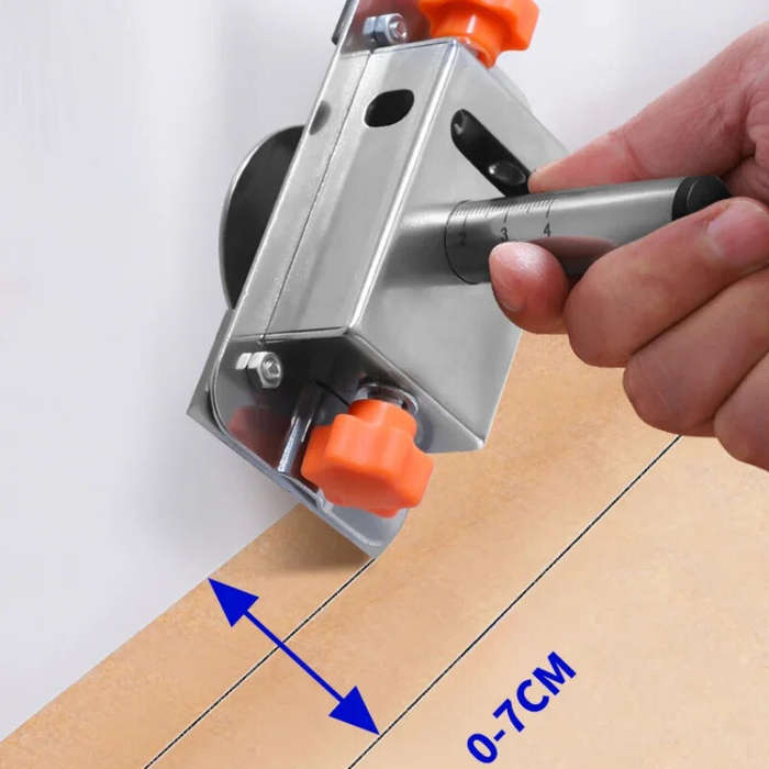 Woodworking Marking Tool Stainless Steel Retractable Tough Multi-Functional Measuring Device Stone P