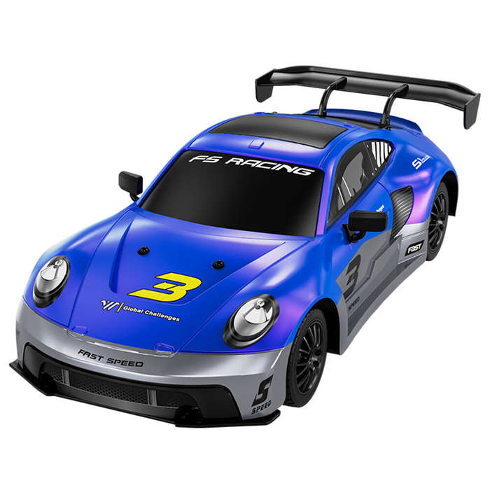 Dark Blue - KFPLAN KF28 1/16 2.4G 4WD Full Proportion Mobile Phone APP Control LED Light Drift RC Ca