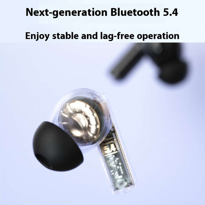 Beige - MONSTER GT17 TWS Earbuds bluetooth 5.4 Earphone ENC Noise Cancelling 10mm Drivers Unit 24H P
