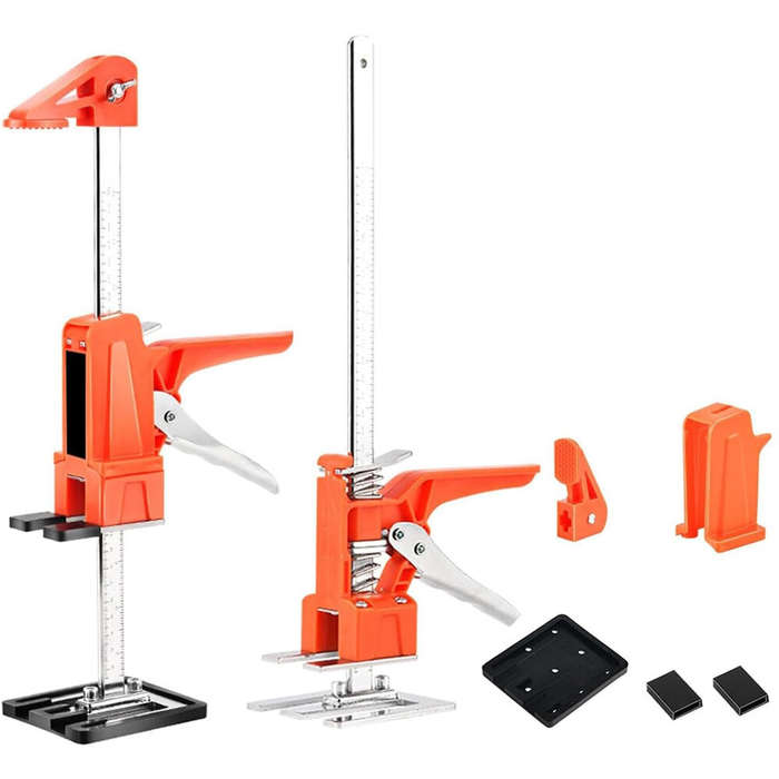 2 PCS - 2PCS Labor Saving Handle Arm Jack Woodworking Clamps 400KG Lift Capacity Multi-Function Heig