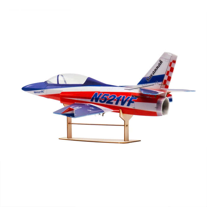 KIT+EDF - MinimumRC Savannah Jet 4 Channels 30mm EDF 420mm Wingspan RC Airplane Fixed Wings KIT+EDF