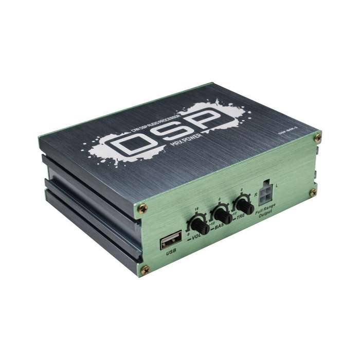 Green - Car Amplifier Car Audio Processor USB 6RCA High Power Long Service Life Improved Sound Quali