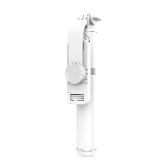 Black - Q02S bluetooth Selfie Stick with Fill Light Longer Length Universal Phone Holder for Live St