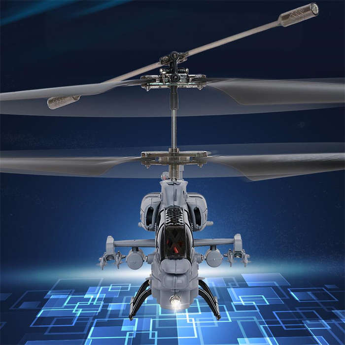 with 1 Battery - SYMA S108H 2.4G 3CH Altitude Hold One Key Take Off/Landing RC Helicopter RTF