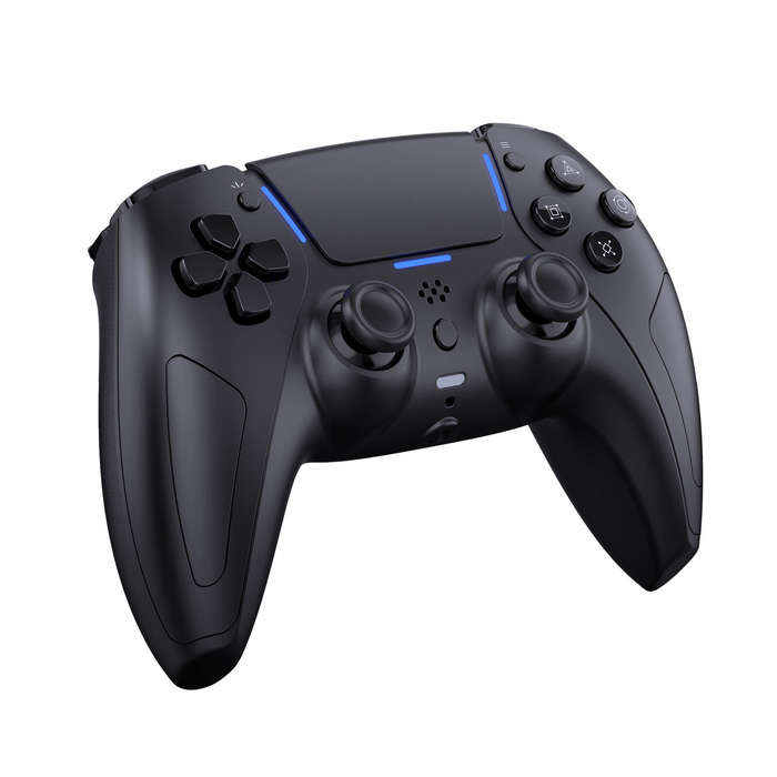 Black - JYS JYS-P5148Pro PS5 Wireless bluetooth Controller Dual Mode 6-Axis Motion Dual Vibration Ga