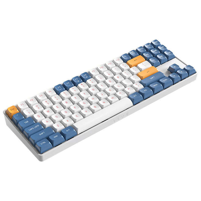 Aigo A87 Gaming Mechanical Keyboard 89 Keys 2.4G Wireless USB Type-c Wired Blue Switch Hot Swap Rech
