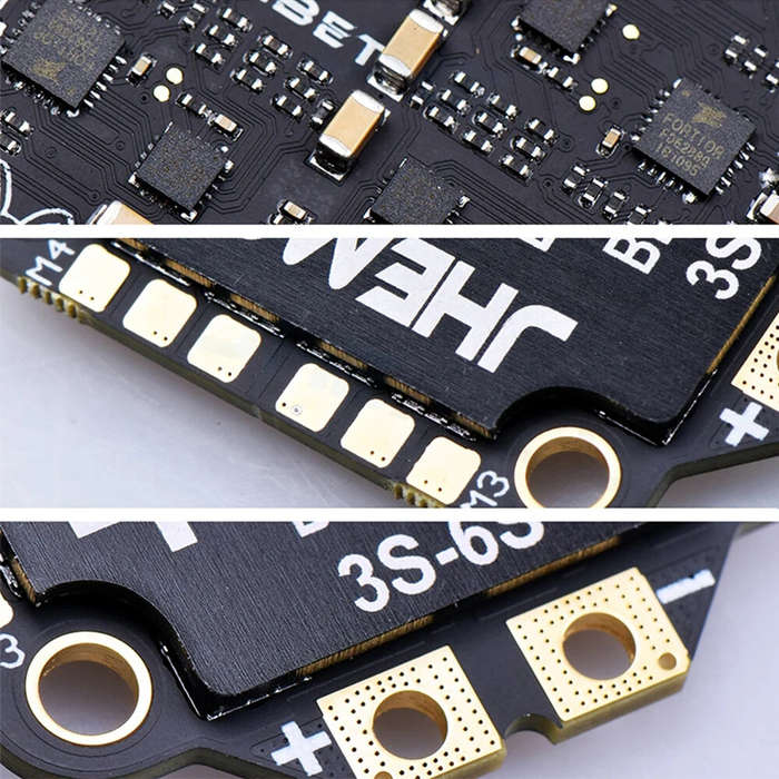 Brushless ESC - 30.5x30.5mm JHEMCU RuiBet 55A BLHELI_S Dshot600 3-6S 4in1 Brushless ESC for DIY RC D