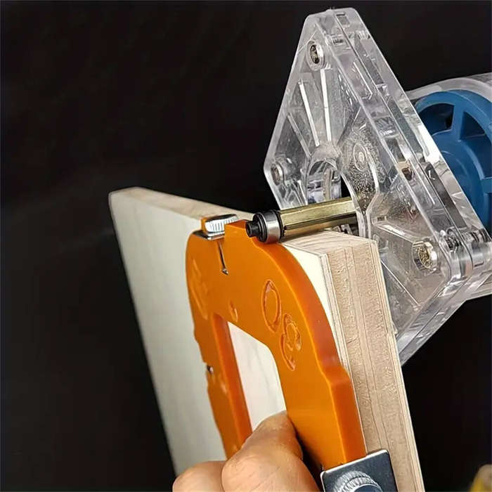 #A - Woodworking Router Corner Template Jig R5 R10 R15 R20 R30 R35 R40 R50 Arc Angle Corner Template