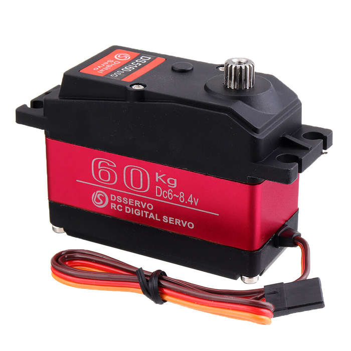 180 - DSSERVO DS5160 HV 60kg 180/270 18T Metal Gear Digital Servo For 1/5 Redcat HPI Baja 5B SS RC C
