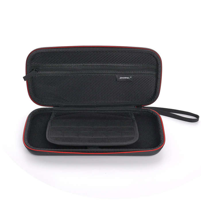 Black - TNS-3173 Game Console Storage Bag Portable Hard Shell Organizer Host Case for NintendoSwitch