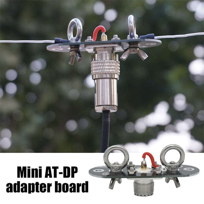 Black - Mini AT-DPs Adapter Board Outdoor Antenna Kit 8x3x5cm High-Strength Fiber 300W GB 304 Stainl