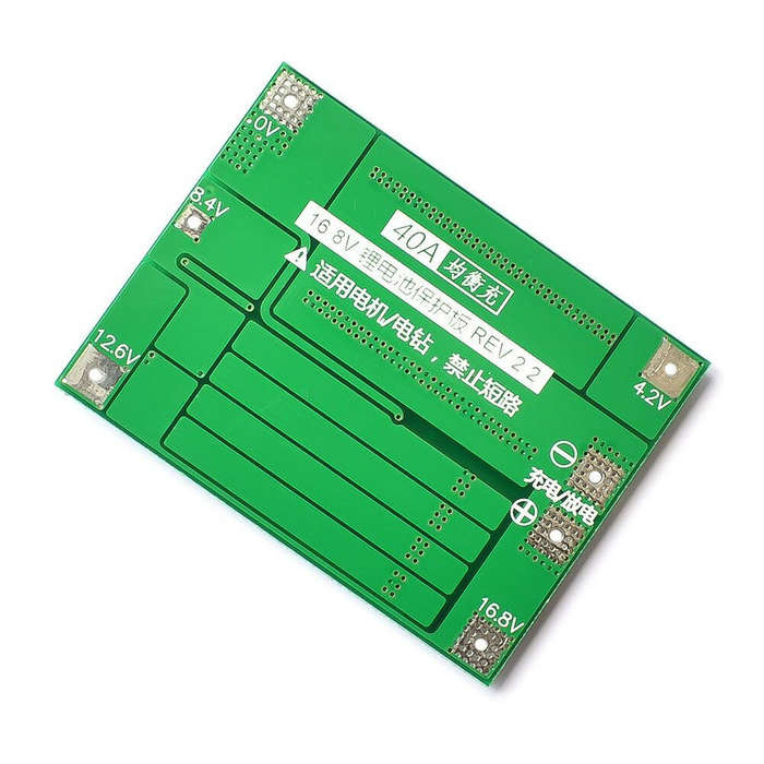 4S 40A Li-ion Lithium Battery 18650 Charger PCB BMS Protection Board with Balance For Drill Motor 14