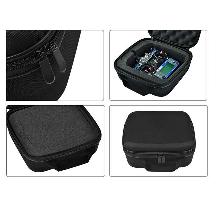 Black - Universal Nylon EVA Waterproof Transmitter Carrying Bag Storage Case For FUTABA Wfly Radioli