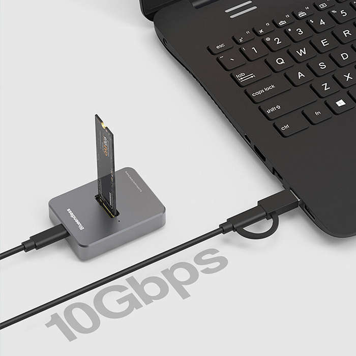 Blueendless SD03 M.2 SSD Box Base Adapter SATA/NVMe SSD Dual Protocol Solid State Type-C Mobile Hard