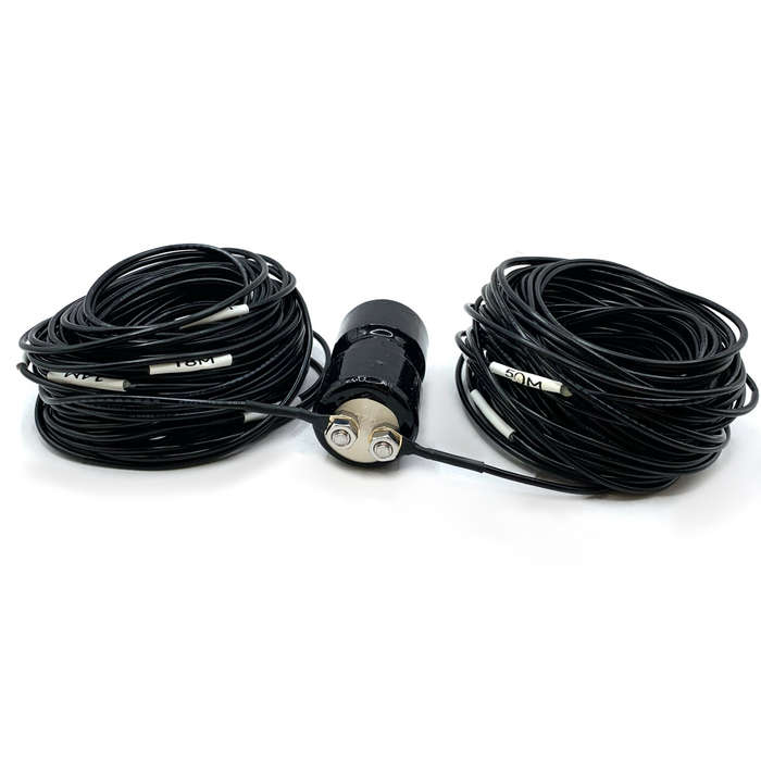 Black - H25 Shortwave Antenna 25W 5-50MHz Portable High Frequency Dipole Antenna Amateur Radio