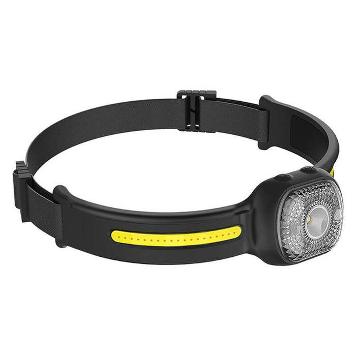 600 Lumens XPG+COB LED Headlamps USB Rechargeable Headlight With Safety Light Waterproof Portable He