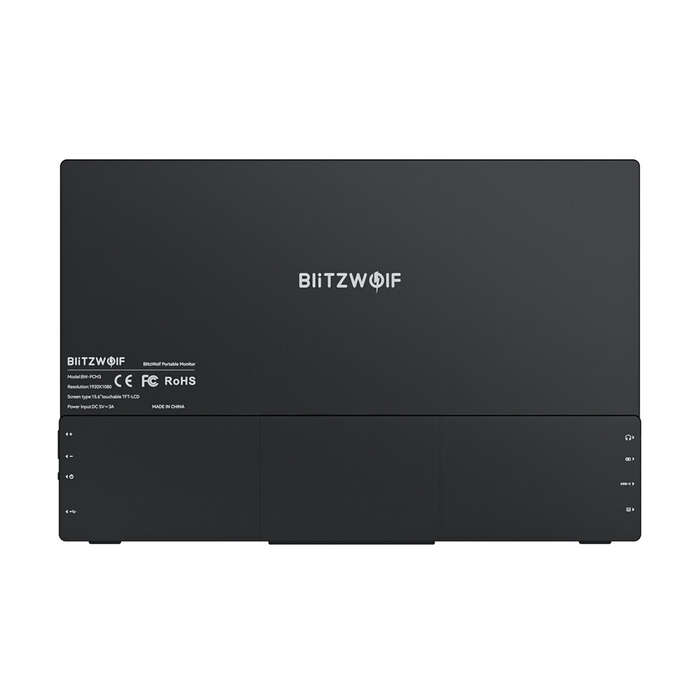BlitzWolf BW-PCM9 16 Inch FHD 1920x1200P Type C Portable Computer Monitor Gaming Display Screen for