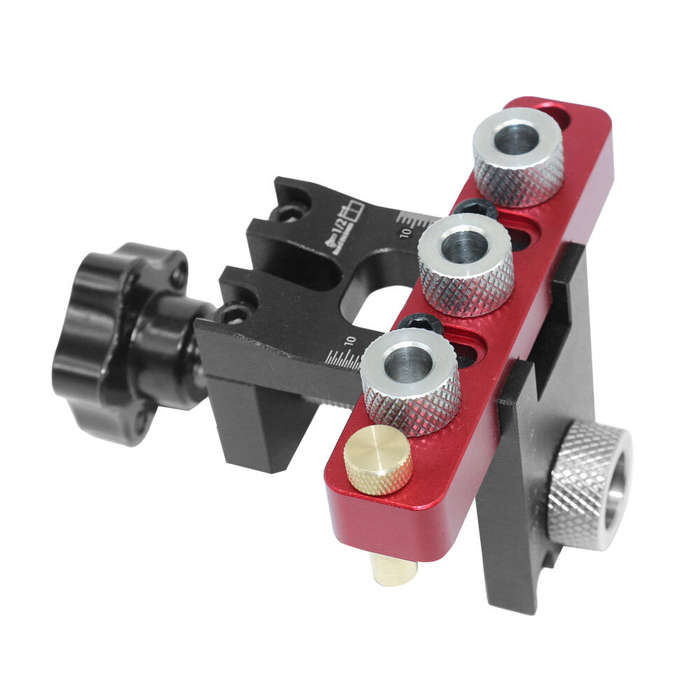 Adjustable Woodworking 3 in 1 Doweling Jig Kit Pocket Hole Jig Drilling Guide Locator For Furniture