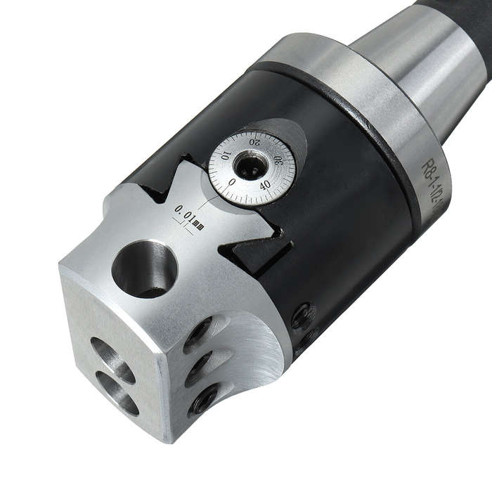 Imperial - R8 Shank F1-12 Boring Head Set Carbon Steel 12mm Boring Bar 0.001" Accuracy Metric Machin