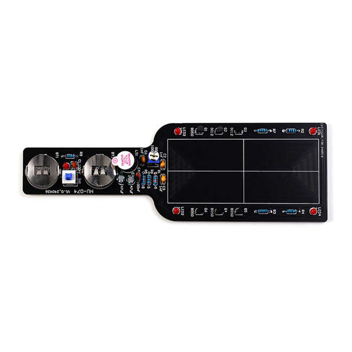 Unsoldered Version - HU-074 DIY Metal Detector Kit PCB Board LED Flash Alert Buzzer Alarm Adjustable