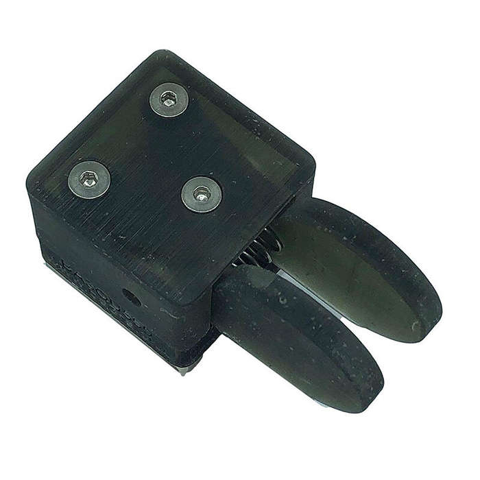 Black - QU-2020 CW Key Automatic Morse Magnetic Adsorption Base Mini Dual Paddle Key Morse Code Keye