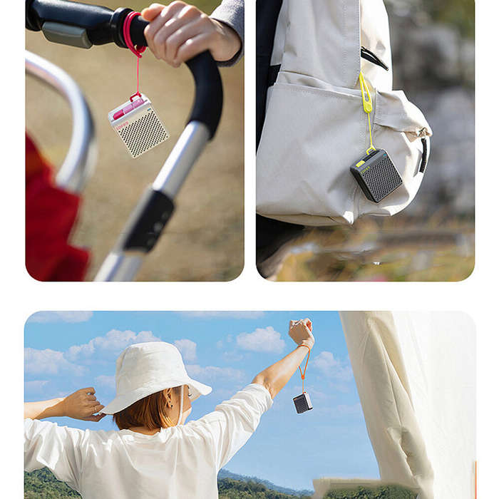 Edifier M0 70g Mini Speaker 40mm Dynamic Driver 360 Stereo 500mAh Battery App Control Type-C Outdoor