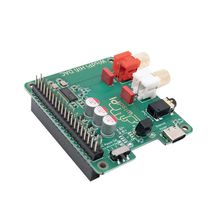 Green - Audio Card Expansion Board for Raspberry Pi PCM5122 Audio 3.5 RCA Gold Plated Power Noise Re