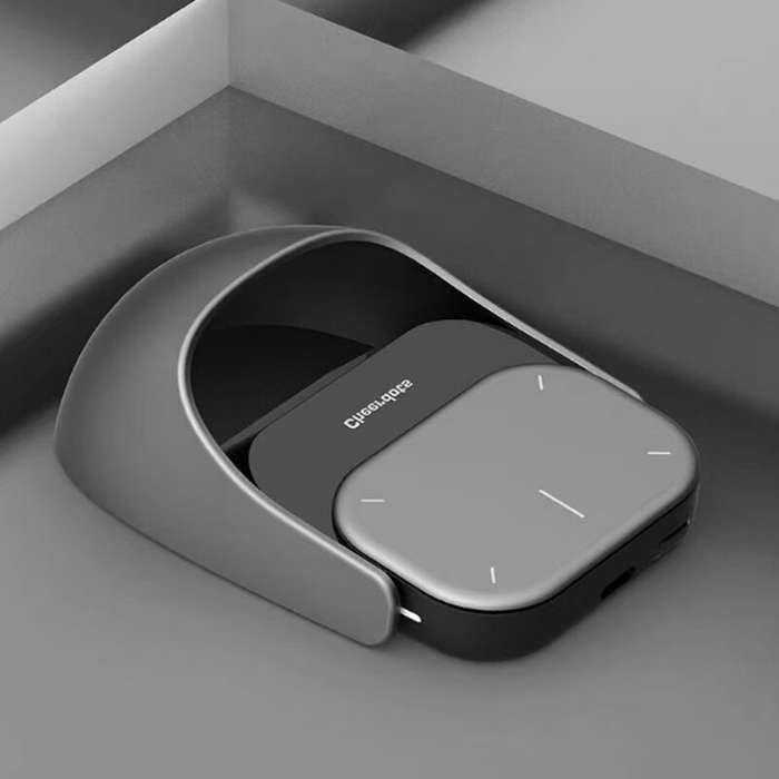Grey - Cheerdots 2 Detachable Air Mouse Wireless Touchpad All-in-one Pocket AI Recording ChatGPT Ena