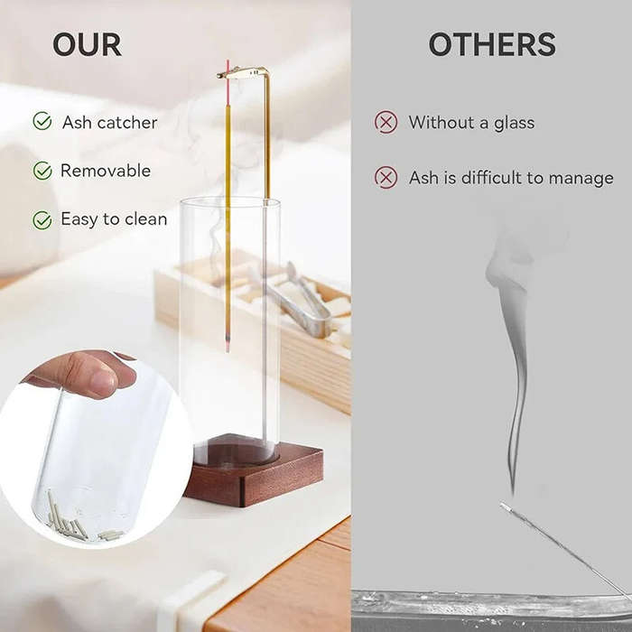 A - Incense Burner Inverted Bracket Incense Burner Incense Wood Home Yoga Smoke Creative Ornaments B