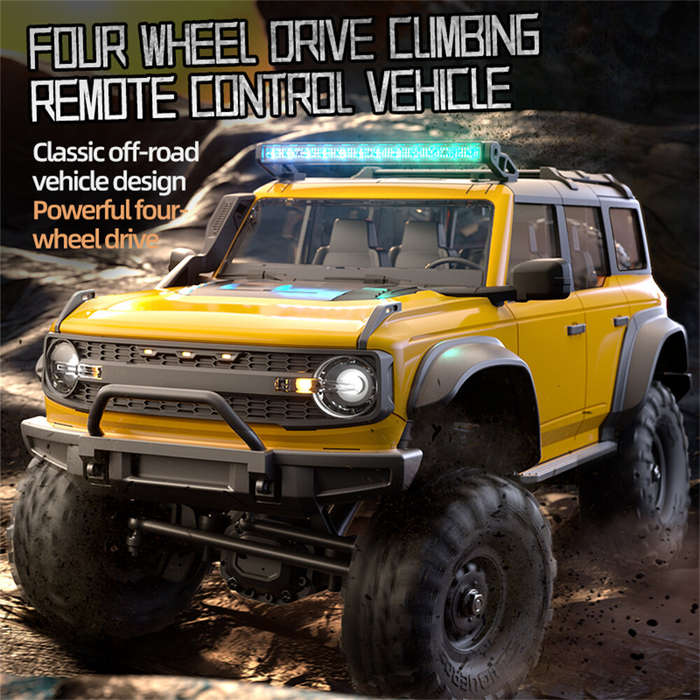 Blue - HB Toys RTR R1601/2/3 1/16 2.4G 4WD RC Car Full Proportional Rock Crawler LED Light Off-Road