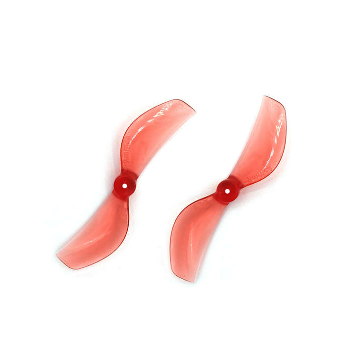 Transparent Blue - 8 Pairs Gemfan 45mm 2-Blade Propeller 1mm / 1.5mm Shaft Hole for 80-85mm Indoor T