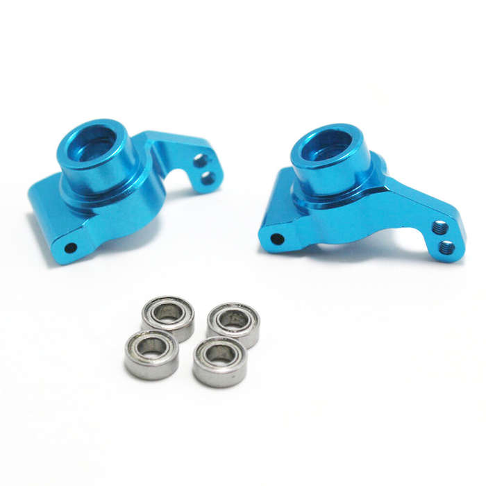 Sky Blue - 1/14 Metal Upgrade Rear Wheel Seat Accessories For Wltoys 144001 EAT14 RC Car Parts