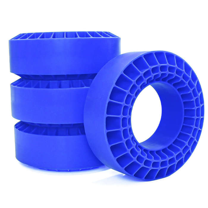 Red - 4PCS 1/10 Simulation Crawler Wheel Tire Lining for SCX10 TRX4 RC Cars Vehicles Models Spare Pa