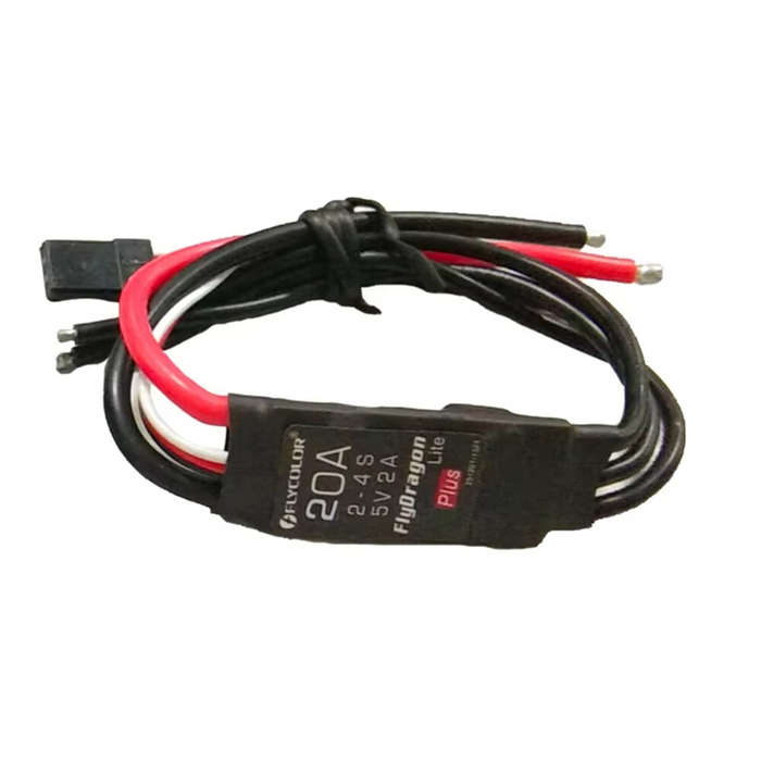 20A - FLYCOLOR FlyDragon Lite Plus 20A 2-3S Dual Way Brushless ESC With 5.5V/2A BEC for Fixed Wing R