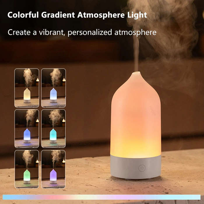 Beige - Tevorex Aroma Humidifier Essential Oils Air Humidifiers Fragrance Diffuser Home Aromatherapy