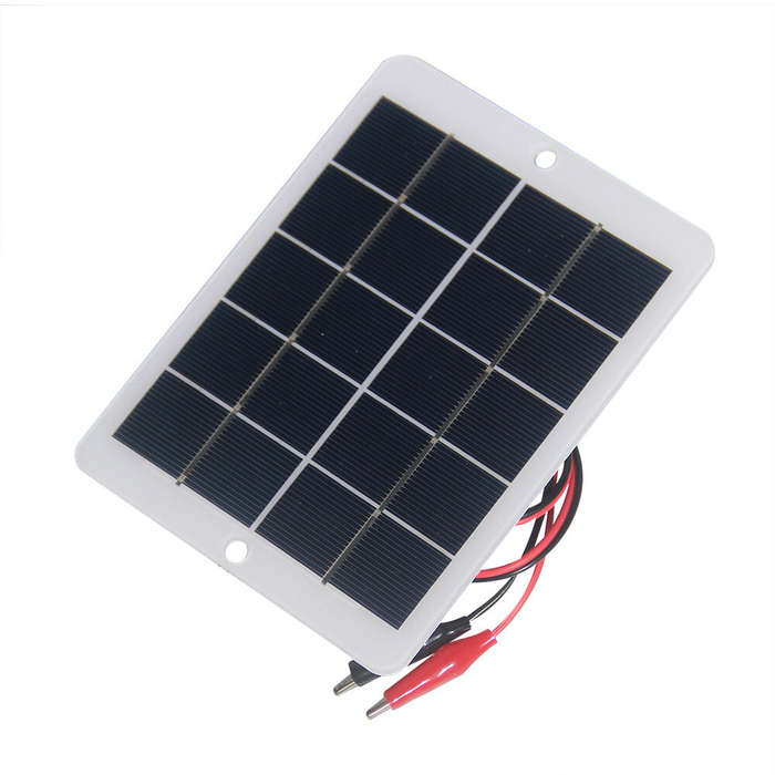 3W - 3W 5V Solar Charging Panel A Grade Polycrystalline Silicon 18.8% High Efficiency USB Output Tig