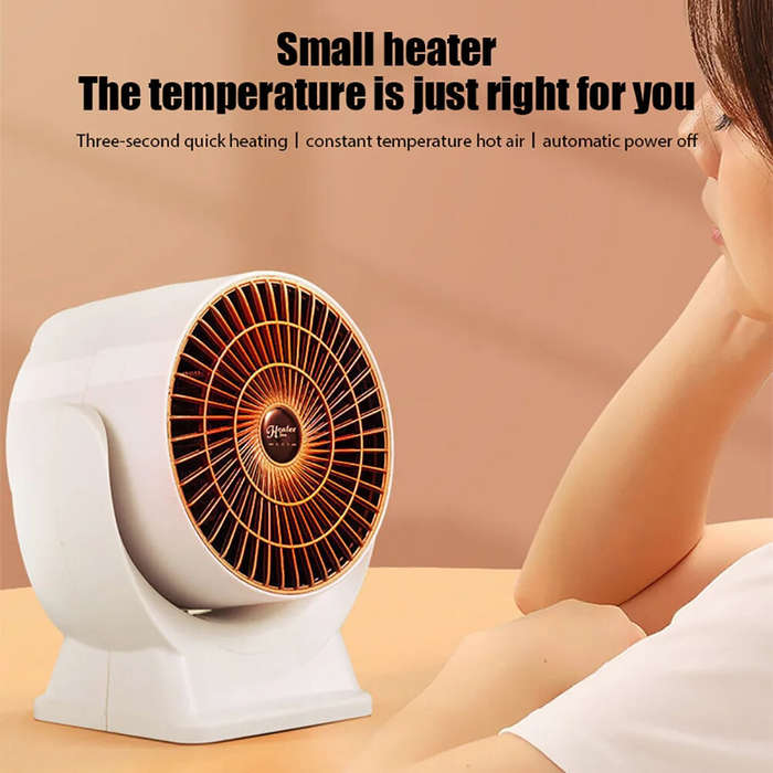 US - 650W Electric Heater with Rapid Heating Intelligent Temperature Control Overheat Protection for