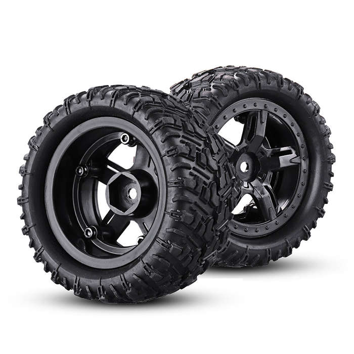 Remo P6973 Rubber RC Car Tires For 1621 1625 1631 1635 1651 1655 Wltoys 144001 124018 124019 SG 1601