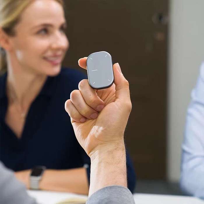 Grey - Cheerdots 2 Detachable Air Mouse Wireless Touchpad All-in-one Pocket AI Recording ChatGPT Ena